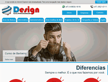 Tablet Screenshot of designcursos.com.br